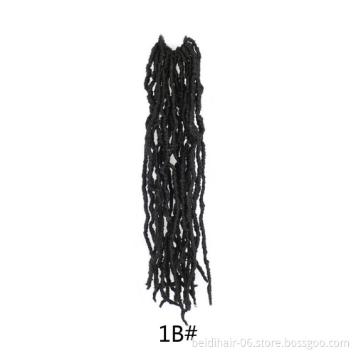 Crochet Faux Nu Locs Wavy Goddess Locs Gypsy Locs Crochet Braids Soft Dreadlocks 14inch 18inch 24inch